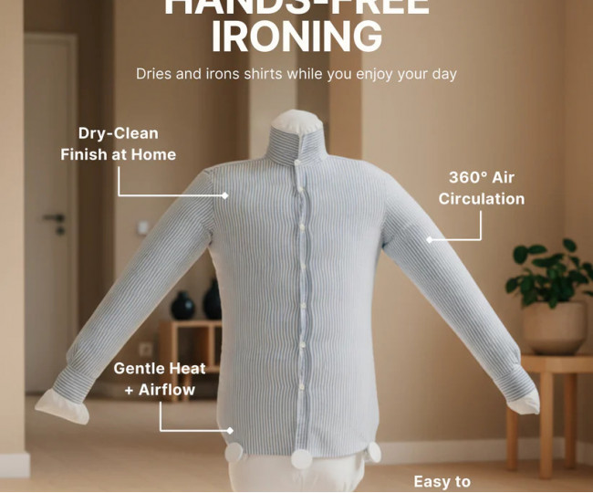 Пристрій для розглажування одягу Automatic Ironing Machine